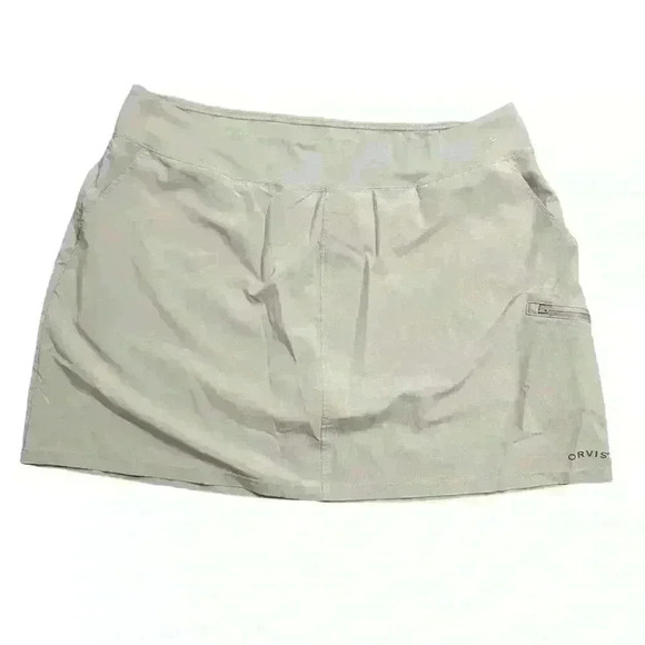 Orvis Women's Lightweight Moisture Wicking Gray Skort Size XXL - Picture 2 of 4